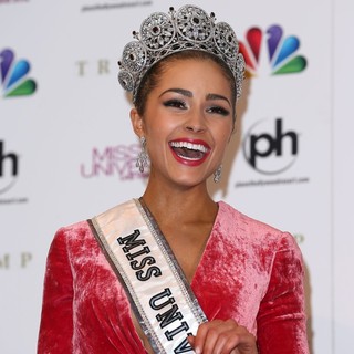 Olivia Culpo in Miss Universe Las Vegas 2012 Press Room