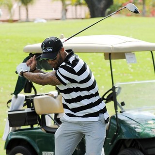 Omari Hardwick in Omari Hardwick Participates in The Eighth Annual Jason Taylor Celebrity Golf Classic