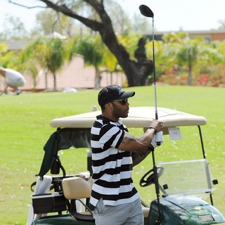 Omari Hardwick in Omari Hardwick Participates in The Eighth Annual Jason Taylor Celebrity Golf Classic