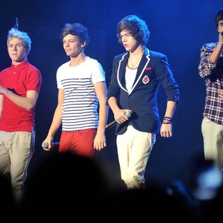 One Direction in One Direction Performing at The O2 Arena