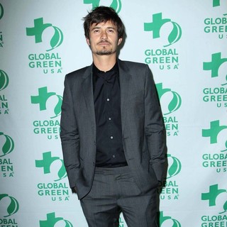 Orlando Bloom in Global Green USA's Pre-Oscar Party - Arrivals