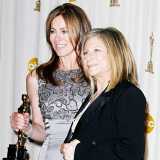 Kathryn Bigelow, Barbra Streisand in The 82nd Annual Academy Awards (Oscars) - Press Room