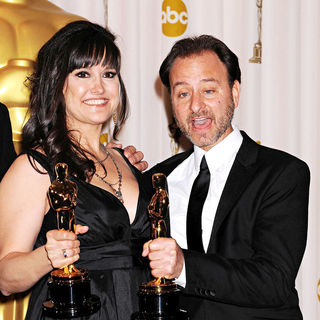 Paula DuPre Pesman,  Fisher Stevens in The 82nd Annual Academy Awards (Oscars) - Press Room