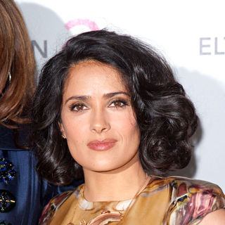 Salma Hayek in 18th Annual Elton John AIDS Foundation Academy Awards (Oscars) Viewing Party - Arrivals