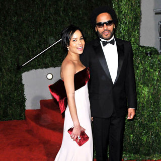 Zoe Kravitz, Lenny Kravitz in The 82nd Annual Academy Awards (Oscars) - Vanity Fair Party - Arrivals