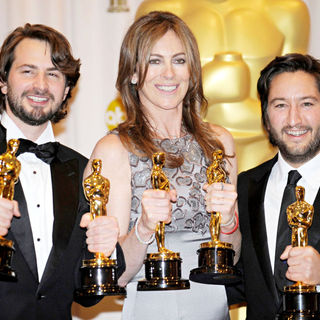 Mark Boal, Kathryn Bigelow, Greg Shapiro in The 82nd Annual Academy Awards (Oscars) - Press Room