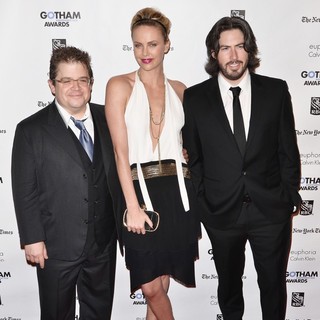 Patton Oswalt in Gotham Awards 2011 - Arrivals - oswalt-theron-reitman-gotham-awards-2011-01