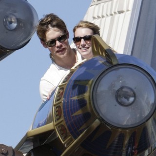 Chord Overstreet, Emma Roberts in Emma Roberts and Chord Overstreet Spend The Day Together at Disneyland