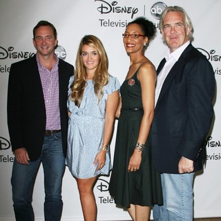 Clinton Kelly, Daphne Oz, Carla Hall, Gordon Elliott in 2011 Disney ABC Television Group Host Summer Press Tour