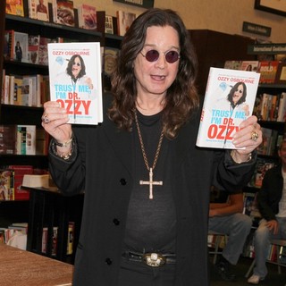 Ozzy Osbourne at His Booksigning for Trust Me, I'm Dr. Ozzy