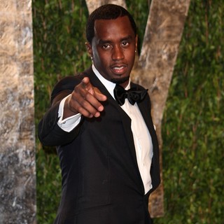 P. Diddy in 2012 Vanity Fair Oscar Party - Arrivals