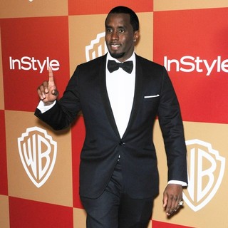 P. Diddy in InStyle And Warner Bros. 2013 Golden Globe After Party - Arrivals - p-diddy-2013-golden-globe-awards-after-party-01