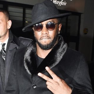 P. Diddy-P. Diddy Seen Out and About in London