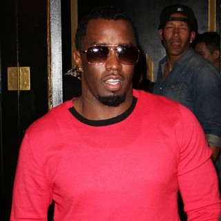 P. Diddy in Celebrities Outside Bootsy Bellows Nightclub - p-diddy-outside-bootsy-bellows-nightclub-02