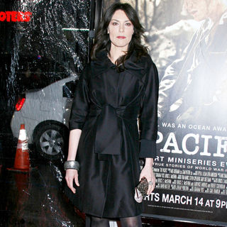 Michelle Forbes in Los Angeles Premiere of HBO's new mini series 'The Pacific'