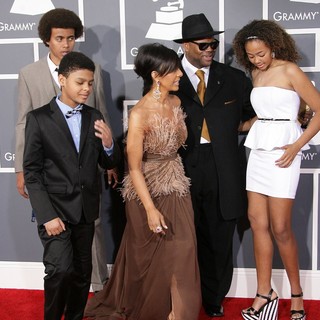 Lisa Padilla, Jimmy Jam in 55th Annual GRAMMY Awards - Arrivals