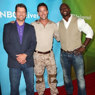 Todd Palin, Brent Gleeson, Terry Crews in NBC Universal Press Tour