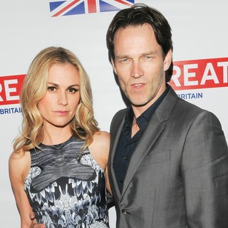 Anna Paquin, Stephen Moyer in GREAT British Film Reception to Honor The British Nominees of The 85th Annual Academy Awards
