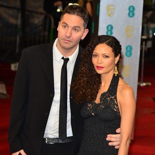 Ol Parker, Thandie Newton in The 2013 EE British Academy Film Awards - Arrivals
