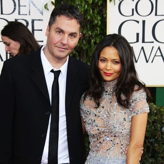 Ol Parker, Thandie Newton in 70th Annual Golden Globe Awards - Arrivals