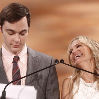 Jim Parsons, Kristin Chenoweth in The 2012 Tony Awards Nomination Announcements