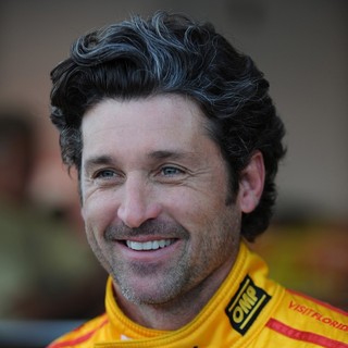 Patrick Dempsey in Patrick Dempsey Appears During Testing for Rolex Sports Car Series Rolex 24