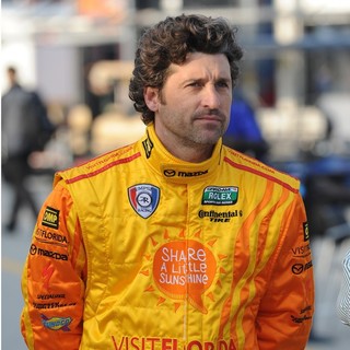 Patrick Dempsey Appears During Testing for Rolex Sports Car Series Rolex 24