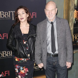 Patrick Stewart in Premiere of The Hobbit: An Unexpected Journey
