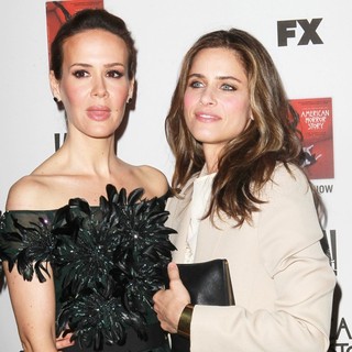 Sarah Paulson, Amanda Peet in Premiere Screening of FX's American Horror Story: Asylum