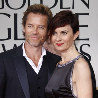 Guy Pearce, Kate Mestitz in The 69th Annual Golden Globe Awards - Arrivals