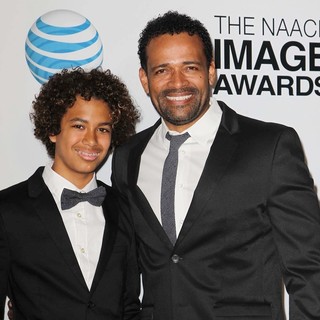Mandela Van Peebles, Mario Van Peebles in The 44th NAACP Image Awards