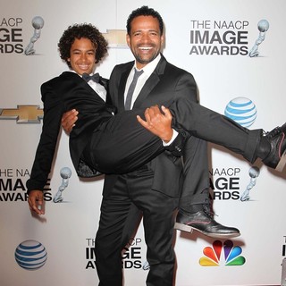 Mandela Van Peebles, Mario Van Peebles in The 44th NAACP Image Awards