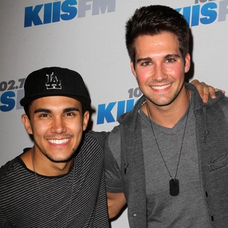 Carlos Pena Jr., James Maslow, Big Time Rush in KIIS FM's Jingle Ball 2012 - Arrivals