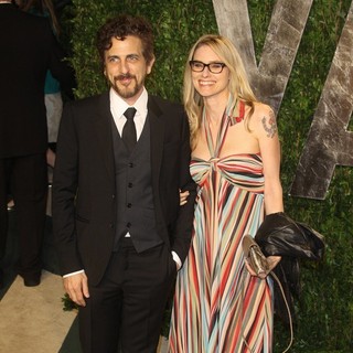 Aimee Mann in 2012 Vanity Fair Oscar Party - Arrivals - penn-mann-2012-vanity-fair-oscar-party-01