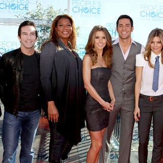 Michael Chiklis, Jeff Probst, Queen Latifah, Audrina Patridge, Zachary Levi, AnnaLynne McCord, Malin Akerman in 2011 People's Choice Awards Nominations Announcement