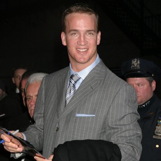 Peyton Manning in The Late Night with David Letterman Show