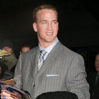 Peyton Manning in The Late Night with David Letterman Show