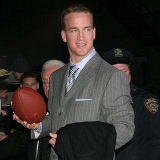 Peyton Manning in The Late Night with David Letterman Show
