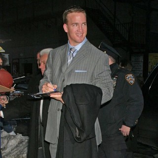 Peyton Manning in The Late Night with David Letterman Show