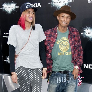 Pharrell Williams in The Dark Knight Rises New York Premiere - Arrivals - pharrell-williams-premiere-the-dark-knight-rises-02