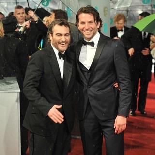 Joaquin Phoenix in The 2013 EE British Academy Film Awards - Arrivals - phoenix-cooper-2013-ee-british-academy-film-awards-02