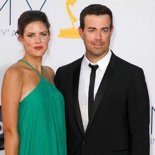Siri Pinter, Carson Daly in 64th Annual Primetime Emmy Awards - Arrivals