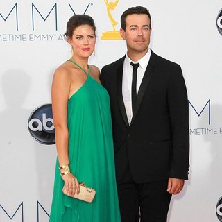 Siri Pinter, Carson Daly in 64th Annual Primetime Emmy Awards - Arrivals