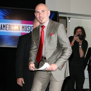 Pitbull in The 2011 American Music Awards Nominees Press Conference