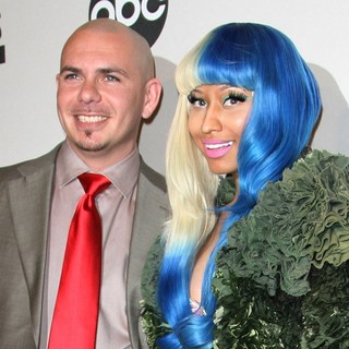 Pitbull, Nicki Minaj in The 2011 American Music Awards Nominees Press Conference