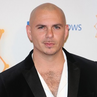 Pitbull in The MTV EMA's 2012 - Press Room