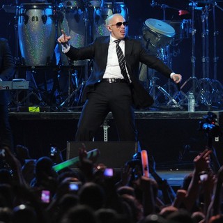 Pitbull in The Y100 Jingle Ball 2011 - pitbull-performing-live-y100-jingle-ball-2011-01