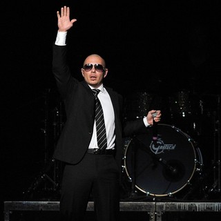 Pitbull in The Y100 Jingle Ball 2011 - pitbull-performing-live-y100-jingle-ball-2011-07
