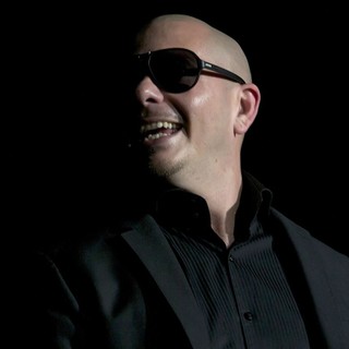Pitbull in Pitbull Performing on Stage at The Ricoh Coliseum