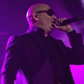 Pitbull in Pitbull Performing on Stage at The Ricoh Coliseum
